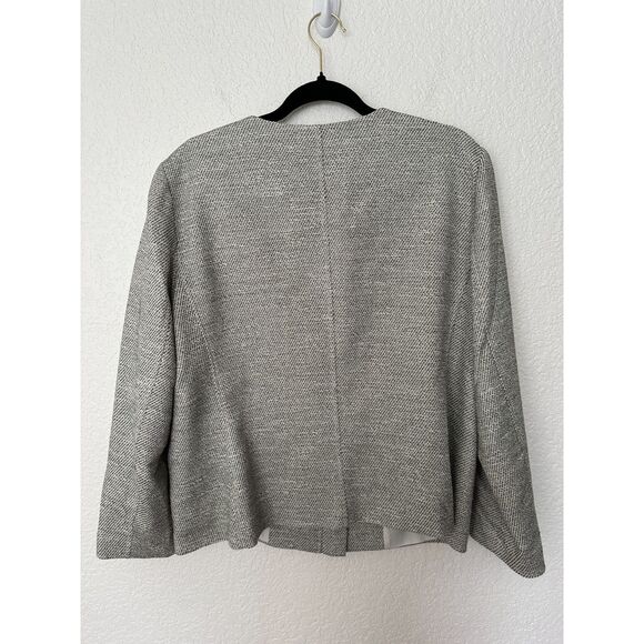 Lafayette 148 Tweed Pattern Evening Jacket Size XL - Picture 4 of 7